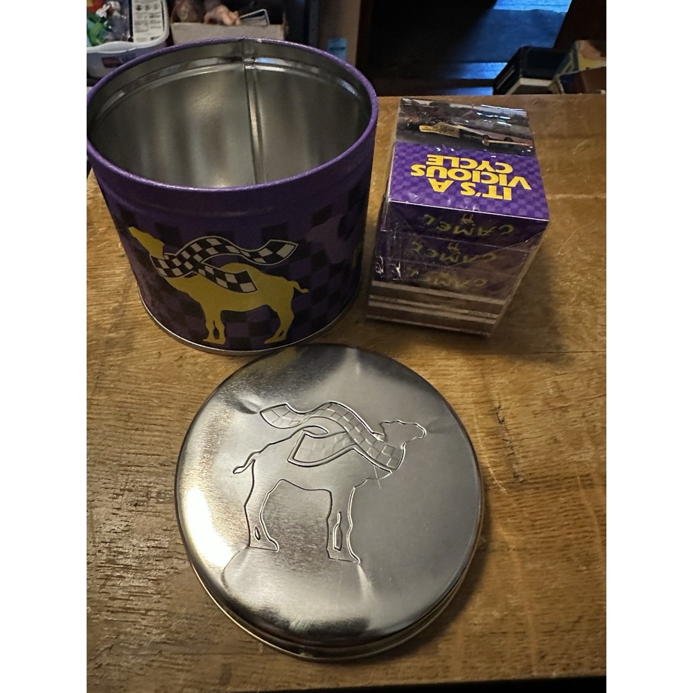 1994  Smokin Joe's Racing Tin Can w/ Unopen Matches New Condition‎